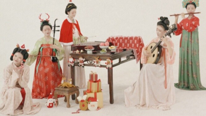 Khi âm nhạc Trung Quốc gặp Giáng sinh: Bài hát nổi tiếng thế giới "Tom and Jerry" cũng có thể rất Tr