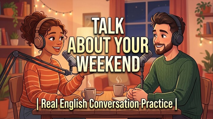 Talk About Your Weekend | Real English Conversation Practice | Beginner English