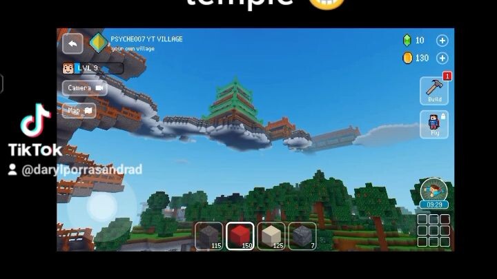 l made a floating temple 😁