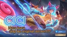 Gameplay Cici hero baru yang suka injek kepala musuh...hhahaha | mobile legends