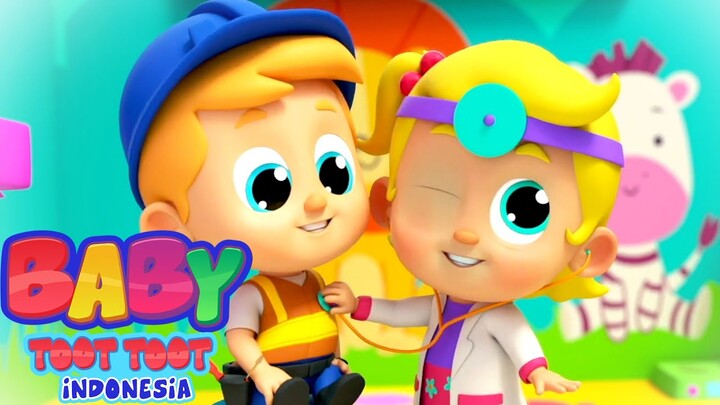 Lagu dokter | Puisi untuk anak | Bayi sajak | Baby Toot Toot Indonesia | Video prasekolah