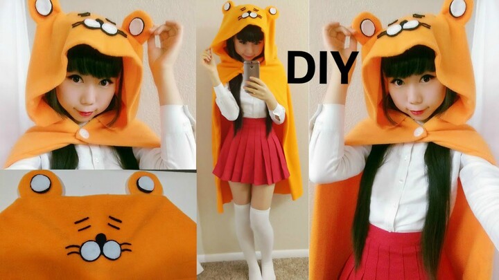 DIY Hamster Hoodie Cloak/ Cape Inspired by Umaru-chan | Halloween 2015