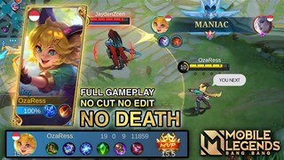 JOY FULL GAMEPLAY NO DEATH NO CUT NO EDIT - MOBILE LEGENDS BANG BANG