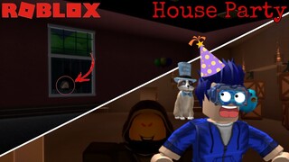 SÁT NHÂN đột nhập bữa tiệc TẤN CÔNG mọi người 🎉🔪 *House Party* (Roblox) | CAMPING