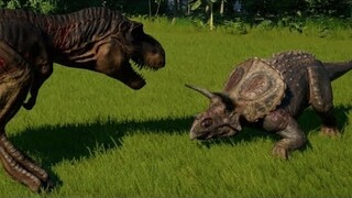 Torosaurus vs T-Rex, Indominus Rex, Indoraptor, Spinoraptor, Spinosaurus, Giga, Carcha & Allosaurus