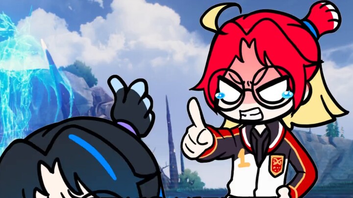 [Mingchao] Tongue? Being licked? Mom? How did you train Shenghai?!