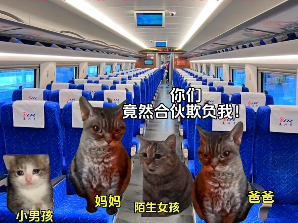 整个车厢最敢说话的是孩子！