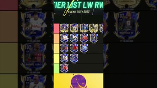 TIER LIST LW RW EVENT TOTY FIFA MOBILE 2023 #fifamobile #fifamobileindonesia