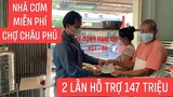 Trao tiền MTQ gởi cho nhà cơm Miển Phí 0 Đồng chợ Châu Phú được phép nấu lại.