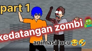 kedatangan zombi #animasi #animasi aokil