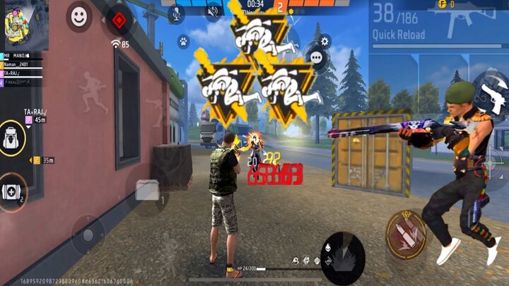 Garena free fire - CS Ranked Gameplay | free fire clash squad | Must Watch | Take And Gaming