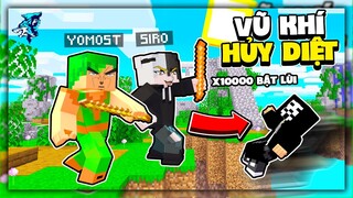 Siro và Mr.Yomost Thử Thách Dùng Gậy Knock Back Khi Chơi Bedwars Trong Minecraft