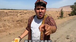 来新疆太好了！ 有哈密瓜送一大车  大家快来新疆玩啊！