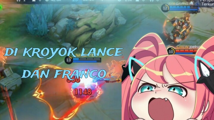 Layla di kroyok Lancelot dan Franco