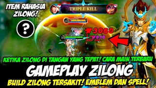 GAMEPLAY ZILONG BANTAI MYTHIC❗CARA MAIN ZILONG TERBARU + BUILD ZILONG PALING SAKIT 2023❗COMBO ZILONG