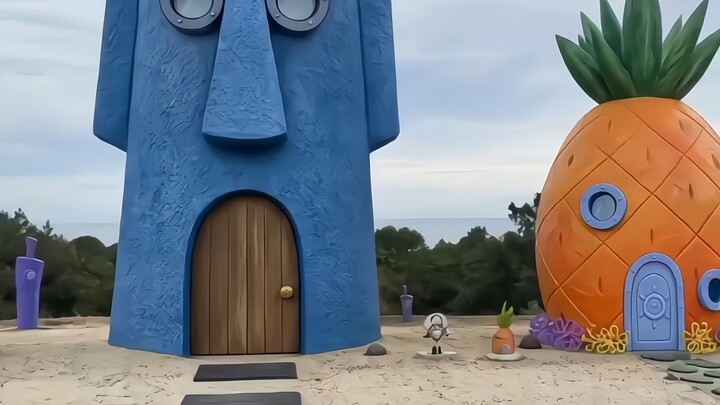 A replica of the inside of Bikini Bottom—whose childhood memories does it stir?
