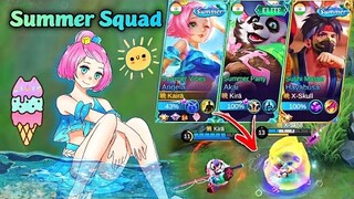 ANGELA SUMMER SQUAD!🌈🍭🦄 EZ RANK UP!🔥Road to Mythic EP: 5🌸