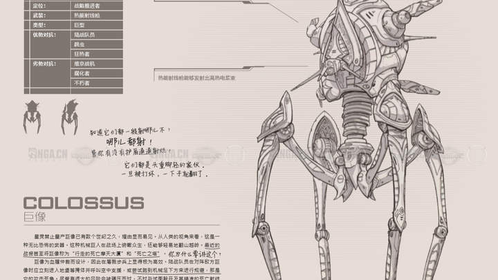 Starcraft Encyclopedia: The Protoss – Colossus