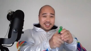 ASMR Watermelon Lollipop Dip 🍭 Mouth Sounds & Licking 🍭