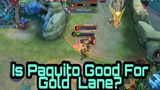 Can i use Paquito Gold Lane? | "Paquito Fulgent Punch | #mlbb #mobilelegends #mlbbpaquito