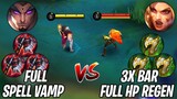 Yu Zhong Exorcists Full Spell Vamp Vs Masha 3x Bar Hp Full Hp Regen - Mobile Legends