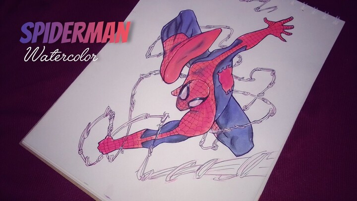 draw Spiderman