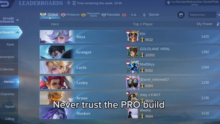 Never trust the top global build 🤫#mlbb #mobilelegends