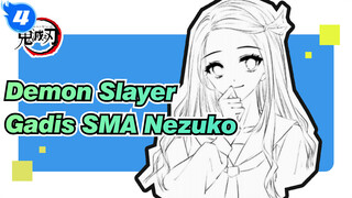 Gadis SMA Menggambar Nezuko | Fiksi penggemar | Tablet Drawing | Demon Slayer_4