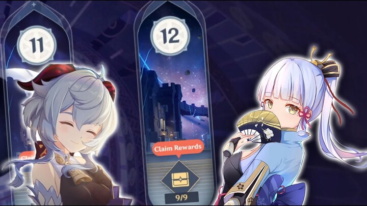Best Two Cryo DPS Waifu vs Spiral Abyss 2.5 - Genshin Impact