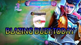 BLAZING DUET TODAY