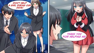 [Manga Dub] My girlfriend broke up with me for helping another girl during our date [RomCom]