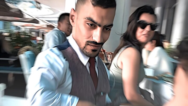 Being handsome is all about the vibe.