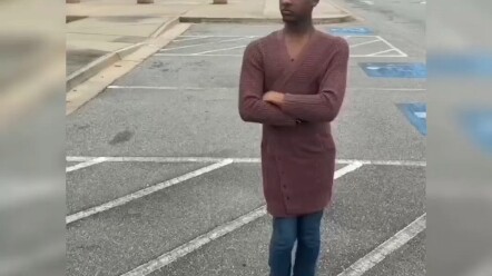 Mimicking moms waiting for their kids to get out of school at the school gate