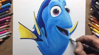 ภาพวาด Dory (Finding Dory) - Timelapse Artology