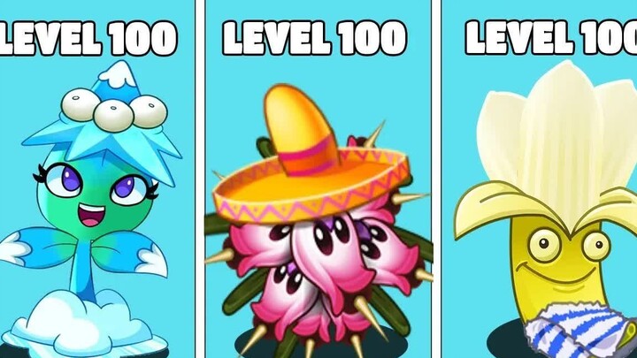 PvZ 2 - All Super Plants Level 100 vs. 5 Super Centurion Zombies with 2.5 Million HP