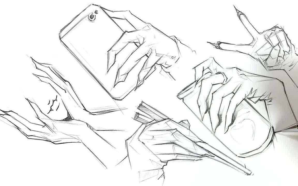 anime hand reference