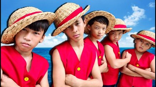 Tony | Hóa Trang Thành Luffy Đi Bán Bánh - Cosplay Luffy