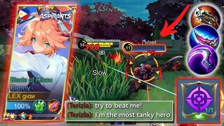 HOW TO ONE HIT META TERIZLA WITH THIS BUILD | TOP GLOBAL GAMEPLAY MLBB
