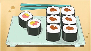 “每一口寿司都蕴含着海洋的鲜美和米饭的甘甜，让人陶醉其中，仿佛在浩瀚的海洋中遨游。”