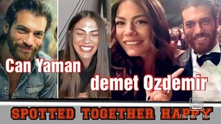 Can Yaman and Demet Ozdemir spotted together happy both