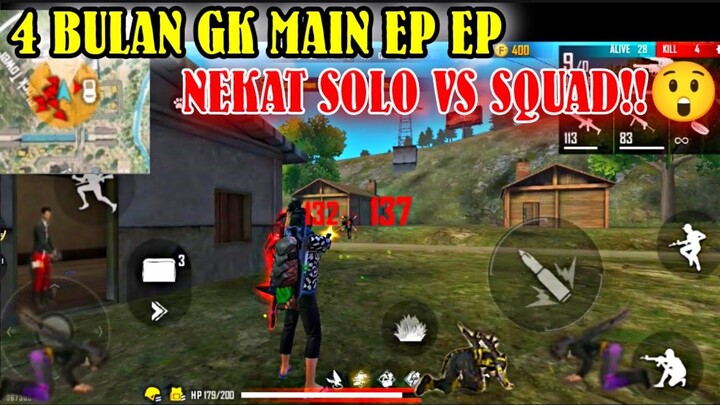 Nekat Solo VS Squad🥲🥲