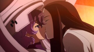 Yuri Anime Kiss Scene With Mecha