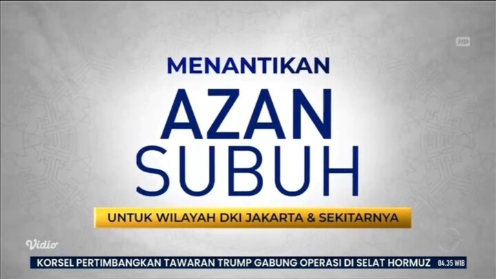 adzan subuh metro tv (2026-2027)