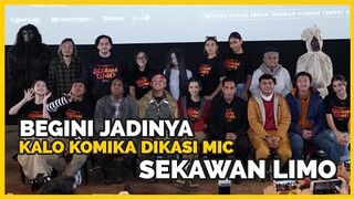 KETIKA KONFERENSI PERS JADI AJANG STAND UP