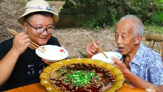 Membuat "belut kuah pedas" yang empuk, pedas dan harum, nikmat!