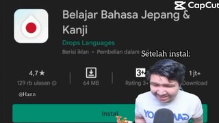 Windah download  bahasa Jepang be like