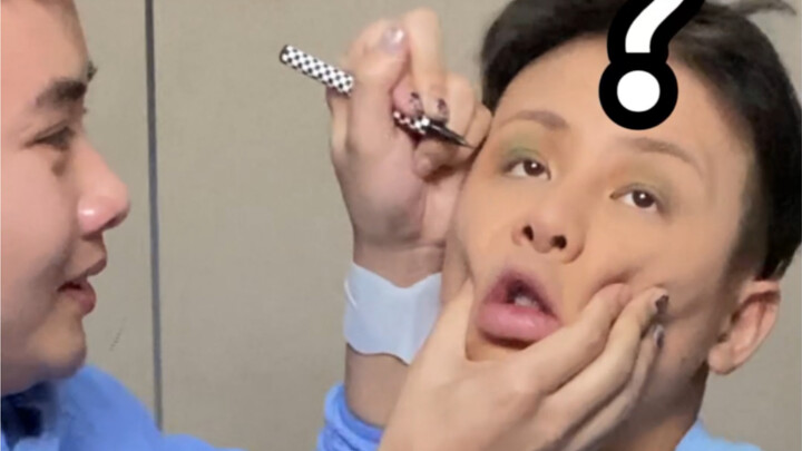 Physical therapy device makeup challenge! It’s late, but with extra spice—super, super spicy!