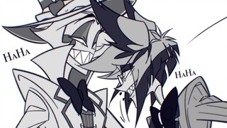 【地狱客栈/同人手书】KING 苹果广播 AppleRadio 路西法x阿拉斯托 HazbinHotel