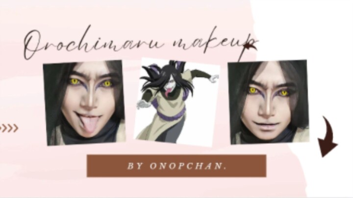 Orochimaru Makeup cosplay 🖤✨ #orochimaru #makeupcosplay #orochimarucosplay