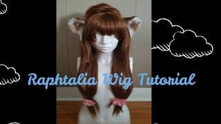 Raphtalia Wig - Cosplay Tutorial (Ponytail Version)